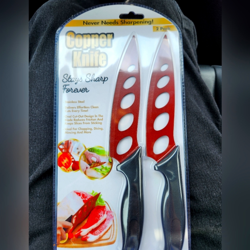 Copper knives, Stay sharp forever
